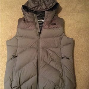 Hooded North face vest